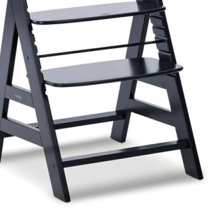 Scaun de masa pentru copii Hauck Alpha Black lemn de fag reglabil pana la 90 kg - Img 11
