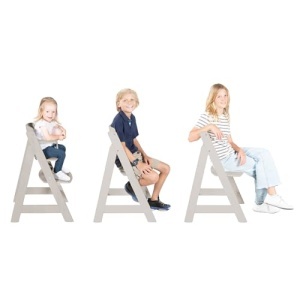 Scaun inalt pentru copii Babyhochstuhl Sit Up Flex, reglabil, din lemn, 6 luni - 70 kg, culoare Stone Washed - Img 4