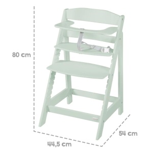 Scaun inalt pentru copii roba Sit Up Flex - din lemn, ajustabil, culoare mint - Img 7