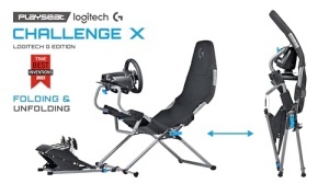 Scaun racing Playseat Challenge X Logitech G Edition reglabil si pliabil - Img 12