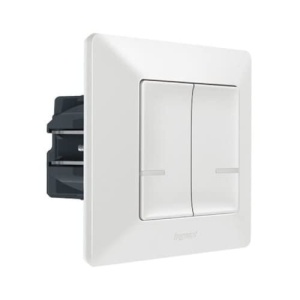 Schalter Legrand Valena Life cu 2 Canale, 250 W, Compatibil cu LED - Img 3