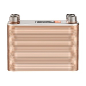 Schimbator de caldura VEVOR EATB28-80, 127 x 305 mm, 80 placi, inoxcupru - Img 3