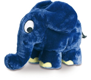 Schmidt Spiele 42189 - Spectacolul cu soareci, jucarie de plus elefant (aprox. 17 x 19 cm)
