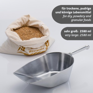 Scoop pentru alimente Westmark Hygia, 2580 ml, aluminiu, ergonomic - Img 3