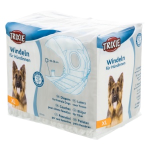 Scutece pentru caini TRIXIE Hundinnen Gr. XL, 12 buc, 40-58 cm talie