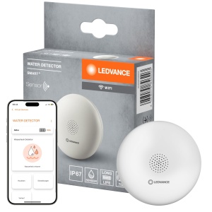 Senzor de apa LEDVANCE SMART cu WiFi, alb, din plastic