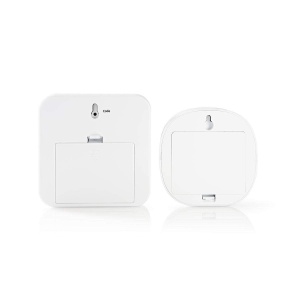 Senzor de miscare Nedis cu alarma - 85 dB, raza de detectie 6 m, albalbastru, 2 buc - Img 3