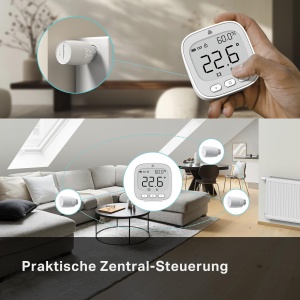Senzor de temperatura si umiditate TP-Link Kasa KE110, monitorizare in timp real, display E-Ink - Img 3
