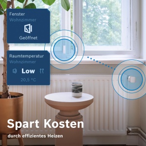 Senzor de UsaFereastra Bosch Smart Home II, Zigbee 3.0, Design Discret - Img 3