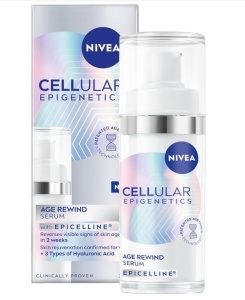 Serum facial NIVEA Cellular Epigenetics, 30 ml, cu Epicelline si 3 tipuri de Hyaluron