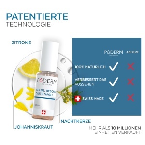 Serum pentru unghii PODERM - Formula naturala, ingrijire intensiva, Swiss Made - Img 3