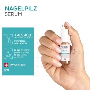 Serum Tratament Unghii Poderm - 2 Flacoane, 100 Natural cu Vitamina E si Lamaie - Img 3