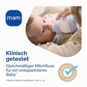 Set 2 Biberon MAM Easy Start 260 ml, Anti-Colici, Culoare Hellblau - Img 5