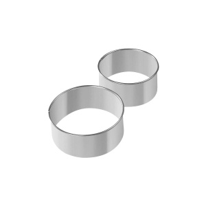 Set 2 forme pentru fursecuri Fackelmann, metal, multicolor, 8 si 9 cm