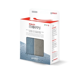 Set 2 Microfibre Polti Moppy pentru Curatarea Sticlei si Oglinzilor - Img 2