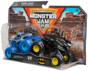 Set 2 Monster Trucks Batmobil si Megalodon 164 - Spin Master - Img 5