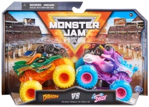 Set 2 Monster Trucks Monster Jam, 164, designuri diverse, pentru copii de la 3 ani