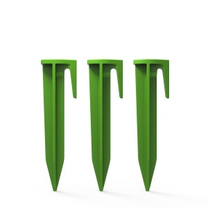 Set 25 cuie de fixare pentru robot tuns gazon WORX WA0665, biodegradabile, material ecologic - Img 2