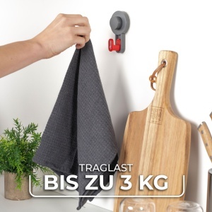 Set 3 carlige autoadezive Vileda rezistente pana la 3 kg pentru baie si bucatarie - Img 5