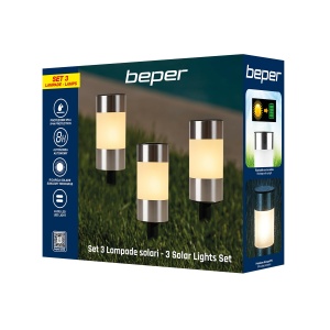 Set 3 Lampa Solara Beper P207ILO031 pentru Gradina, IP44, 8 Ore Autonomie - Img 8