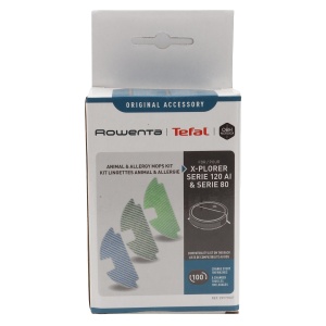 Set 3 lavete microfibra Rowenta ZR1770, pentru aspirator robot Xplorer Serie 80120, antialergic, pentru par de animale - Img 3