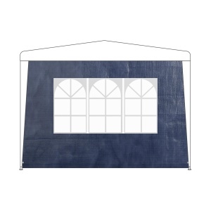Set 3 Panouri Laterale pentru Pavillon, Waterproof, 2x3 m, Albastru - Img 6