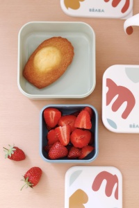 Set 3 Snackboxe Beaba, 230ml350ml500ml, Usor de Deschis, Compacte - Img 8