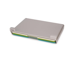 Set 3 Tavi de Taiat Joseph Joseph Folio Slim Montabil in Dulap VerdeAlbastruArgintiu