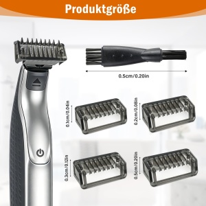 Set 4 lame de schimb pentru aparate de ras O Blade QP2520 QP2630 QP2734 QP2824, accesorii de tuns 1235 mm - Img 2