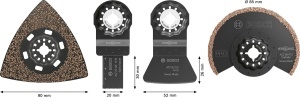 Set 4 Piese Discuri pentru Fisuri Bosch, 134 x 104 mm, pentru Mortele si Adezivi - Img 3