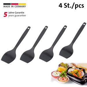 Set 4 Raclete din plastic Westmark Gourmetta, Negru, 16.6 cm, Rezistente la caldura - Img 2