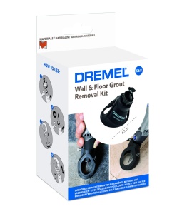 Set accesorii Dremel 568 pentru indepartarea chitului de rosturi, cu ghidaj si freze incluse - Img 2