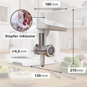 Set accesorii pentru bucatarie Bosch BakingSensation MUZ5BS1, pentru robot Serie 4, multifunctional - Img 2