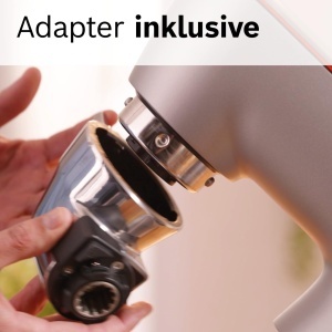 Set accesorii pentru paste Bosch MUZ9PP1, compatibil cu robot de bucatarie OptiMUM, otel inoxidabil, pentru lasagna si tagliatelle - Img 5