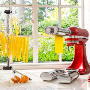 Set accesorii pentru paste Kitchenaid 5KSMPRA, compatibil cu toate masinile de bucatarie, otel inoxidabil - Img 5