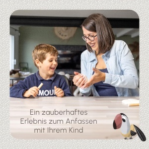 Set amprenta pentru bebelusi Tiny Love, cu ring din bambus, modelare sigura - Img 6