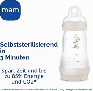 Set Anti-Colici MAM Easy Start 8 Biberonuri (130, 160, 260ml) Culoare Rosa - Img 5