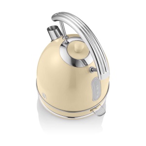 Set Aparat de Preparat Cafea Swan Retro, 1,8L, 3000W, Crem - Img 6