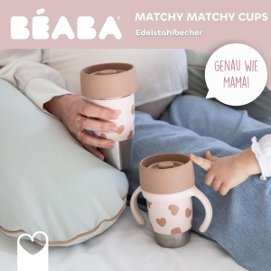 Set Beaba Mini Me, Termoflacon izolat si Canita din otel inoxidabil, 480 ml si 240 ml - Img 2