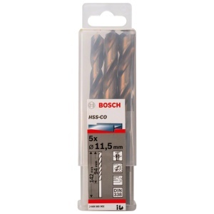 Set burghie metal Bosch Professional HSS-Cobalt O 115 mm 5 bucati rezistenta ridicata la uzura