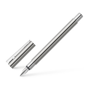 Set Cadou Faber-Castell Neo Slim din Otel Inoxidabil, Stil Minimalist, 30 ml Cerneala - Img 2