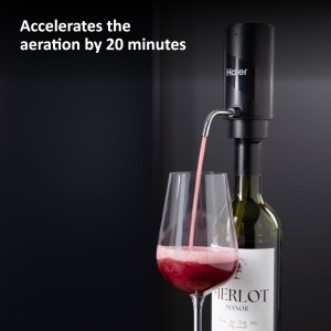 Set cadou Haier pentru vin, editie limitata, electric, 2-in-1, cu racitor - Img 2