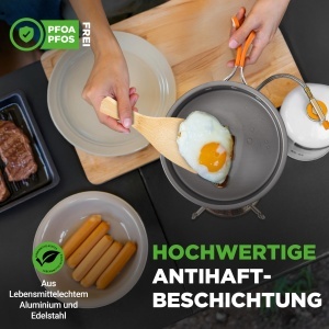 Set Camping NutriChef, 10 Piese, Aluminiu, Usor, Antiaderent - Img 4