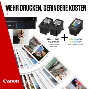 Set cartuse imprimanta Canon PG-540LCL-541XL 50 coli fotopapier, original - Img 5