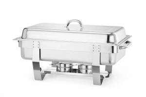 Set Chafing Dish HENDI Fiora, 2 GN 12 si 3 GN 13, Inox, 585x385x315mm - Img 2