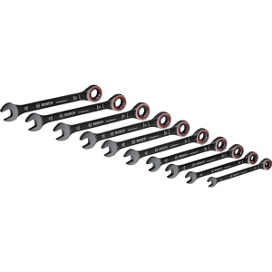 Set chei Bosch Professional 10 piese otel crom-vanadiu cu husa de transport