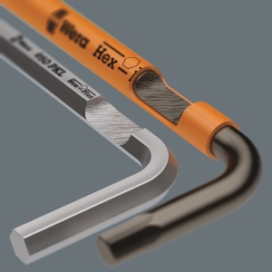 Set chei imbus Wera 05133164001 Hex-Plus 9 piese, multicolor, BlackLaser - Img 2