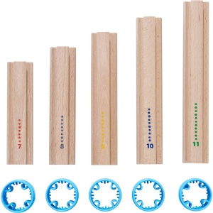Set complet HABA 304800 Kullerbu - Coloane inalte pentru piste accesorii pentru jocuri creative - Img 2