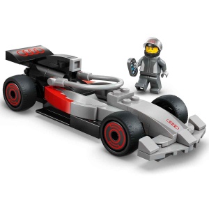 Set Constructie LEGO City F1 Camion cu Audi F1 Rennwagen, 508 Piese, 3 Minifiguri - Img 4