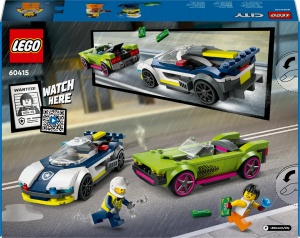 Set Constructie LEGO City - Urmarire cu Politie si Masina Sport, 213 Piese - Img 11